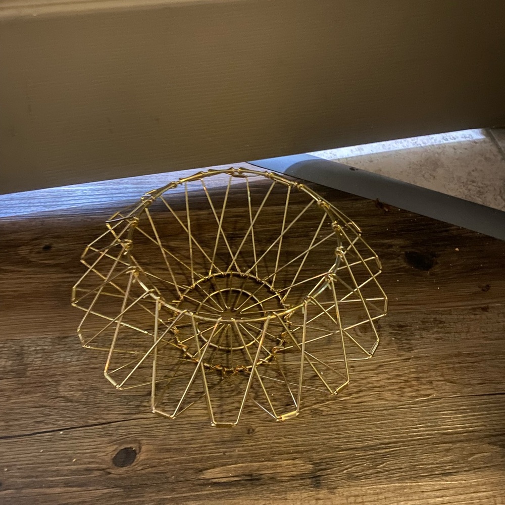 Gold Wire Basket